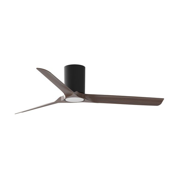 Plafoniera LED nera opaca/colore naturale scuro in metallo Polar – Nova Luce