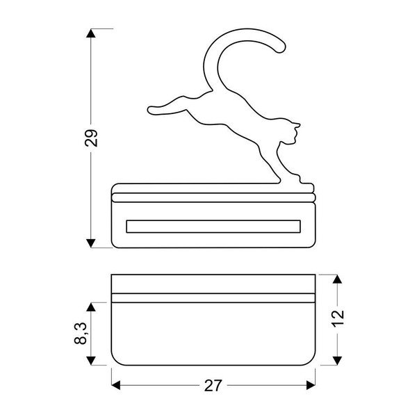 Apparecchio nero per bambini Cat - Candellux Lighting-image-3