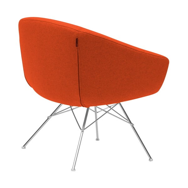 Poltrona arancione Aiko - Softline-image-2