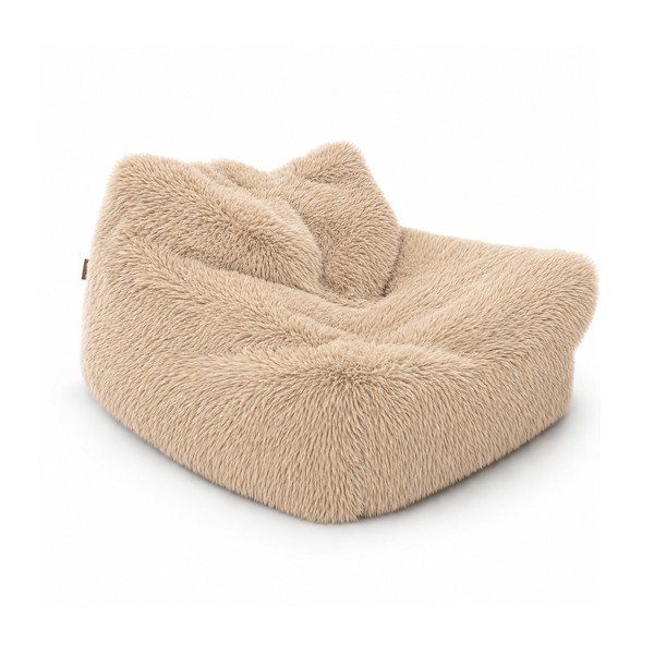 Pouf a sacco per bambini colore naturale chiaro Mammoth – Meowbaby