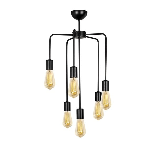 Apparecchio a sospensione in metallo nero Opviq luci Linos - Opviq lights