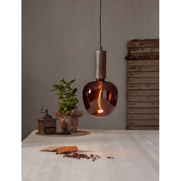 Lampada a sospensione marrone scuro Tub - Star Trading-image-2