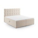 Letto boxspring beige con contenitore 180x200 cm Bali - Cosmopolitan Design