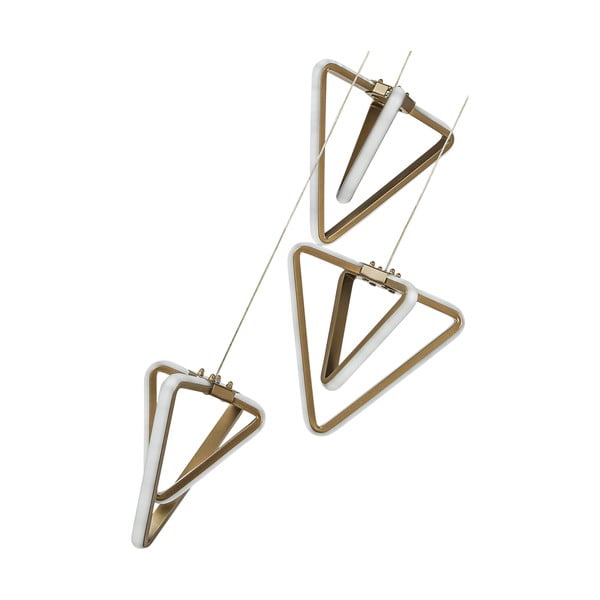 Lampadario LED color bronzo in metallo ø 20 cm Baris – Squid Lighting-image-3