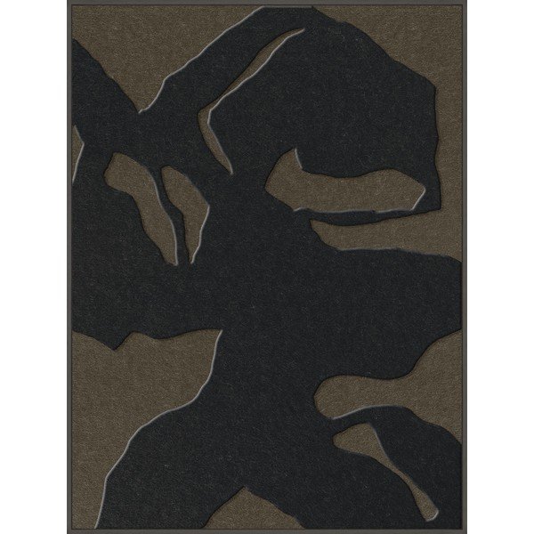 Dipinto in 3D con cornice inclusa/fonoassorbente 90x120 cm Silent Shadows 1 – Malerifabrikken