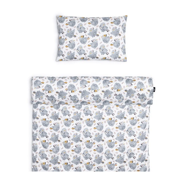 Biancheria da letto per culla in cotone 135x100 cm Owl Princess - ESECO-image-1