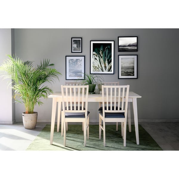 Tavolo da pranzo in rovere laccato opaco , 140 x 90 cm Filippa - Rowico-image-3