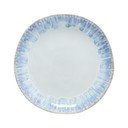 Piatto bianco/blu in gres ø 28 cm Brisa – Costa Nova