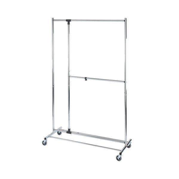 Appendiabiti telescopico/mobile in metallo grigio Profissimo - Wenko-image-4