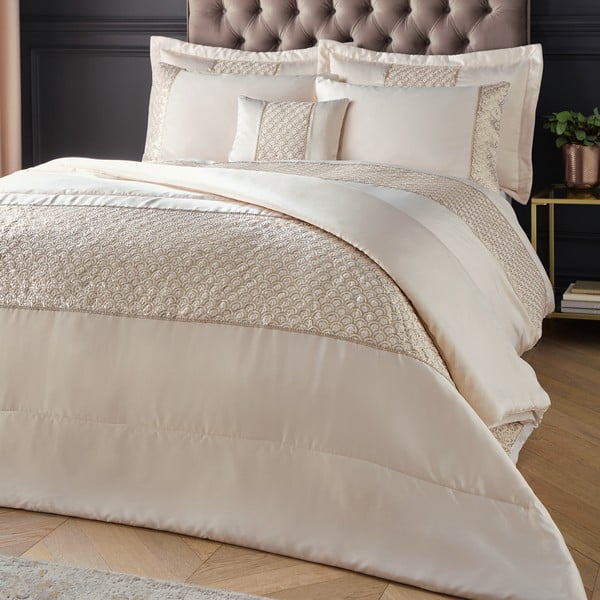 Federe per cuscino in set in microsatinato 2 pz 50x75 cm Deco Sequin – Catherine Lansfield-image-2