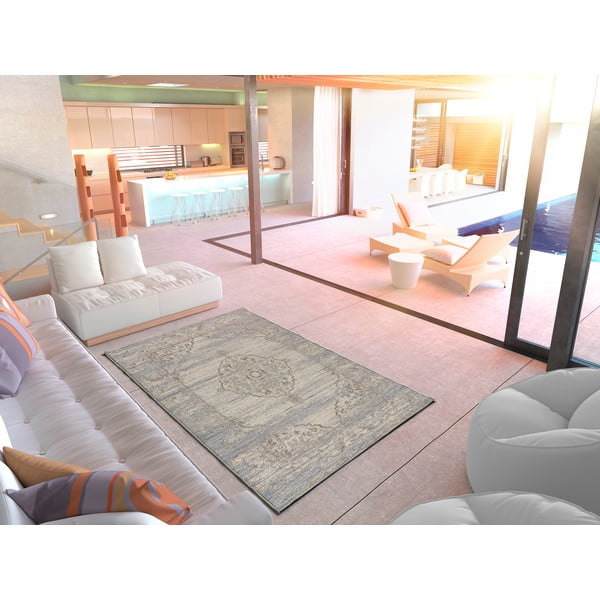 Tappeto beige per esterni 150x77 cm Luana - Universal-image-1