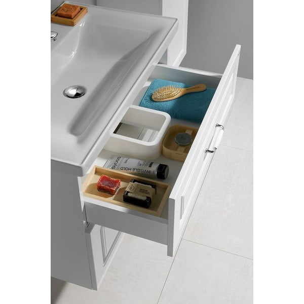 Mobile senza lavabo bianco da appendere 76,5x60 cm Favolo – Sapho-image-3