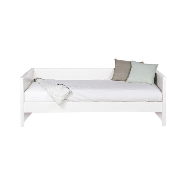 Letto singolo bianco 90x200 cm Nikki - WOOOD-image-1