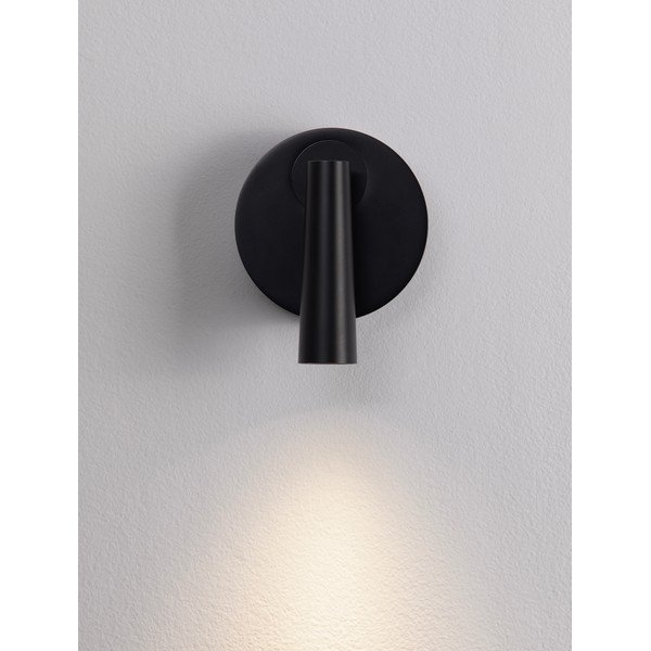 Faretto LED nero opaco in alluminio con struttura flessibile 7x10 cm Tico – Nova Luce-image-1