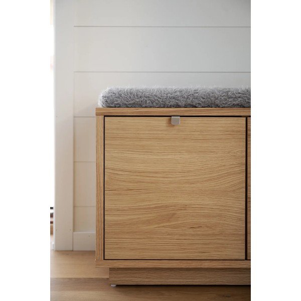 Panca in colore naturale effetto rovere 70 cm Confetti - Rowico-image-4