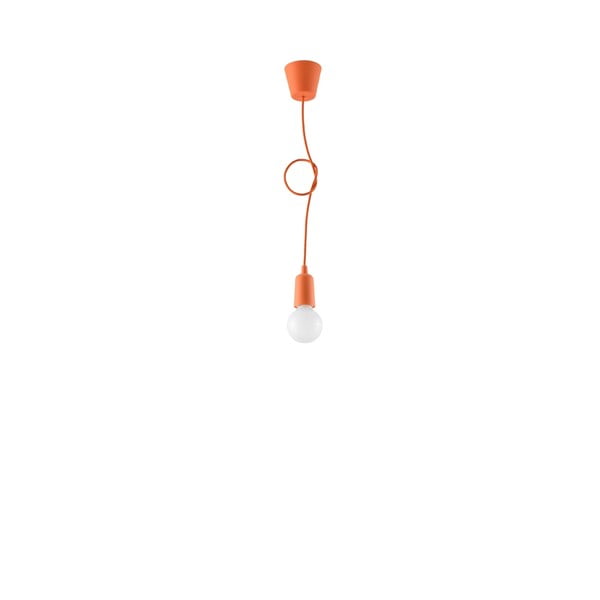 Lampada a sospensione arancione ø 5 cm Rene - Nice Lamps