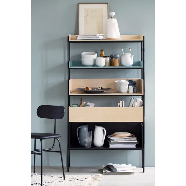 Portasciugamani in legno di quercia con dettagli in porcellana bianca Hammershoi Hammershøi - Kähler Design-image-4