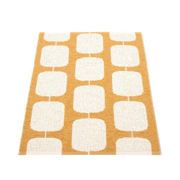 Tappeto da interno/esterno giallo ocra/color crema 70x100 cm Sten Ochre – Pappelina