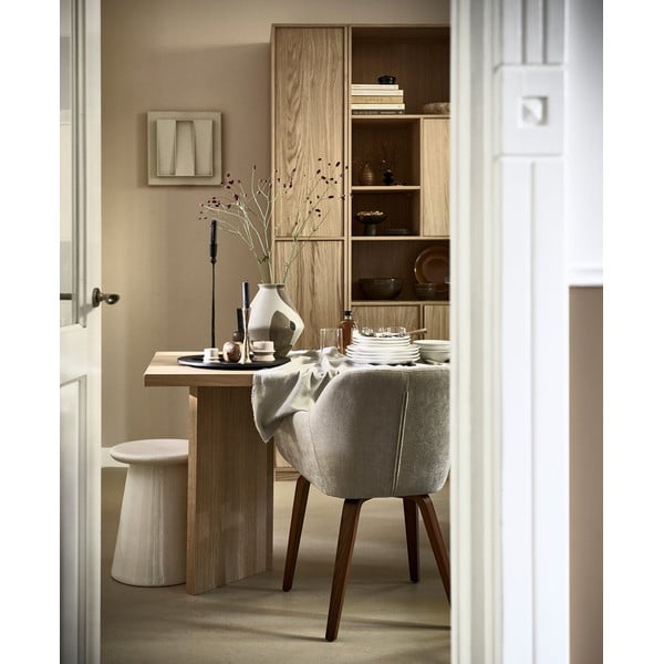 Parete attrezzata modulare in rovere naturale 217x243 cm Modulair - vtwonen-image-4