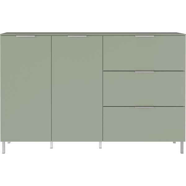 Cassettiera bassa verde chiaro 151x98 cm Kenora - Germania