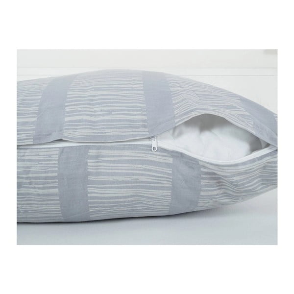 Set copripiumino e federa grigio in crêpe per letto singolo 140x200 cm Honey Comb – B.E.S.-image-2