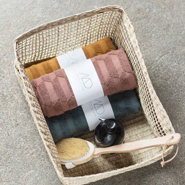 Tappetino da bagno verde scuro 50x80 cm Geo - Mette Ditmer Denmark-image-3