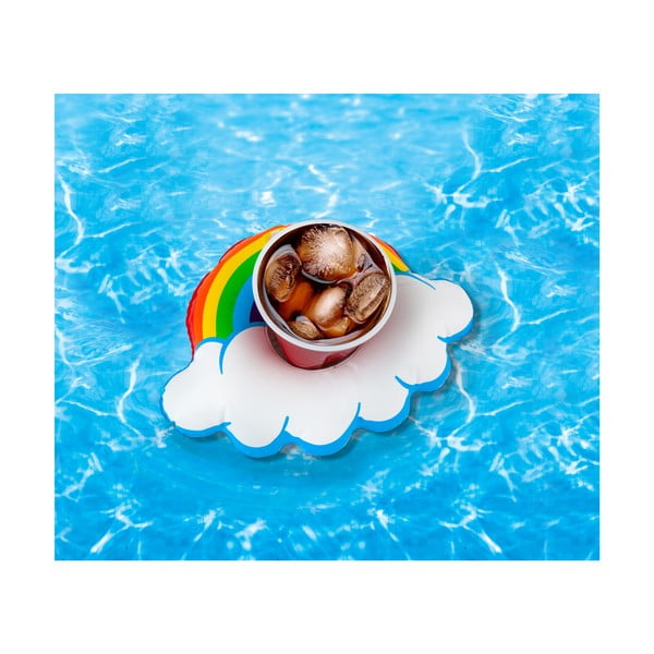 Set di 3 anelli per bevande gonfiabili a forma di arcobaleno - Big Mouth Inc.-image-1