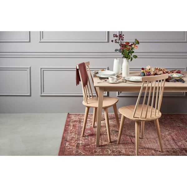 Tavolo da pranzo in rovere laccato opaco , 180 x 90 cm Filippa - Rowico-image-2