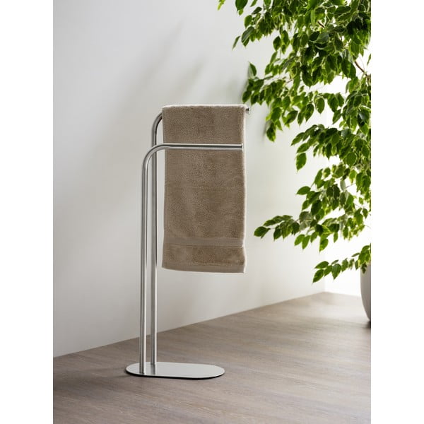 Stand portasciugamani color argento opaco in acciaio inox Levante – Wenko-image-1