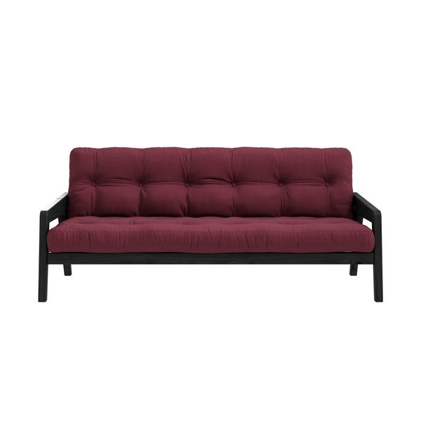 Divano letto rosso 204 cm Grab - Karup Design