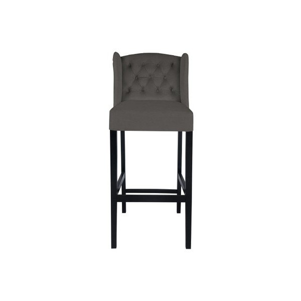 Sgabello da bar grigio Roco - Mazzini Sofas-image-1