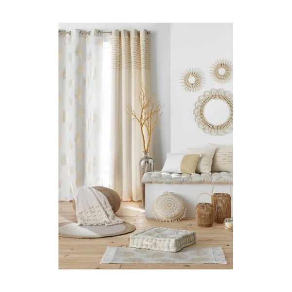 Tenda beige in cotone 140x240 cm Golden Sunset – douceur d'intérieur-image-3