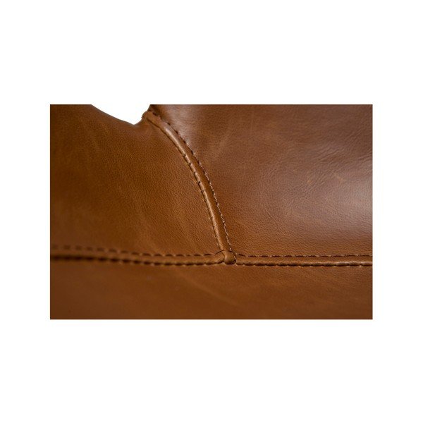 Sedia da bar in similpelle marrone cognac DAN-FORM Danimarca , altezza 97 cm Gaia - DAN-FORM Denmark-image-3