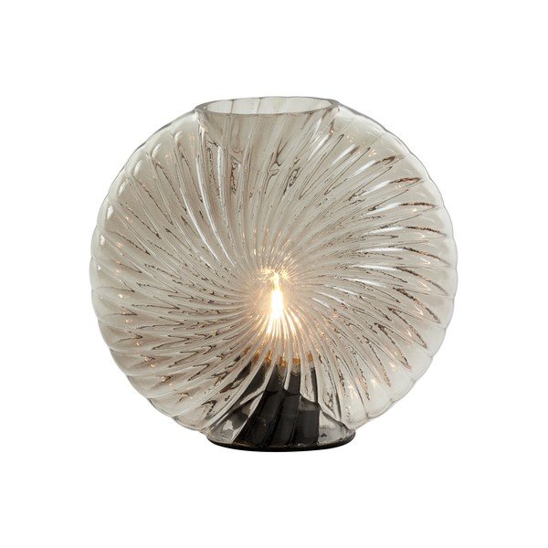 Lampada da tavolo grigio chiaro (altezza 16,5 cm) Milado - Light & Living-image-1