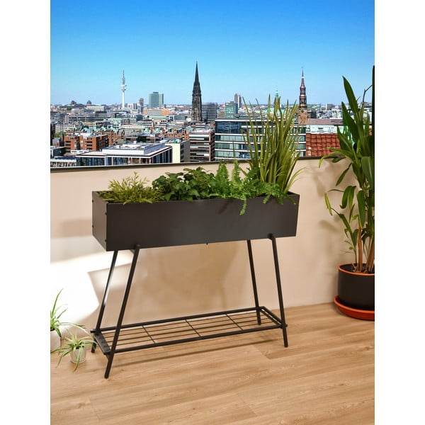 Cassetta rialzata per coltivazione in acciaio 30 cm Jasmine - Garden Pleasure-image-1