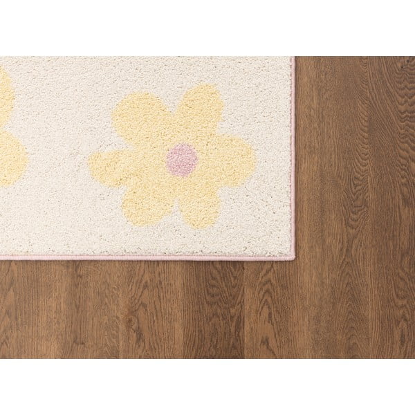 Tappeto per bambini giallo e avorio 80x150 cm Dazzy Vanilla – FD-image-3