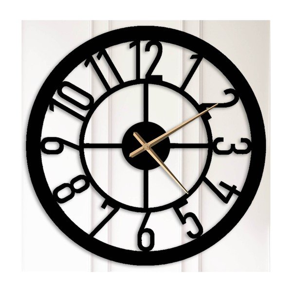 Orologio da parete nero Albert - Unknown