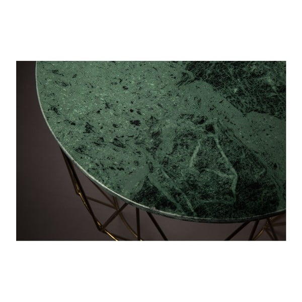 Tavolino con piano in marmo , ⌀ 51 cm Boss - Dutchbone-image-2