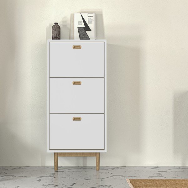 Scarpiera bianca 58x129 cm Svea - Tenzo-image-1