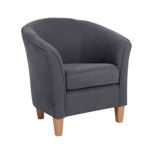 Poltrona Livia grigio antracite - Max Winzer