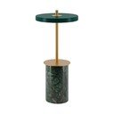 Lampada da tavolo dimmerabile a LED in marmo verde con paralume in metallo (altezza 25,5 cm) Asteria Move Mini - UMAGE