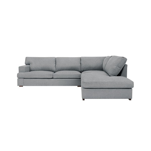 Šedá rohová pohovka Windsor & Co Sofas Daphne, pravý roh