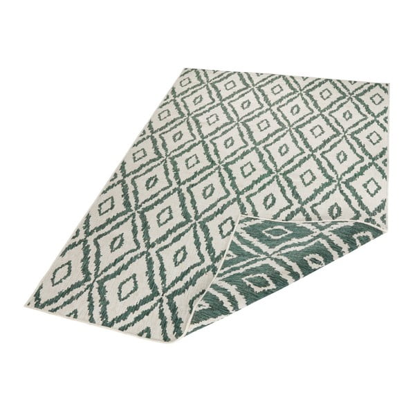 Tappeto da esterno verde e bianco Rio, 200 x 290 cm - NORTHRUGS-image-3