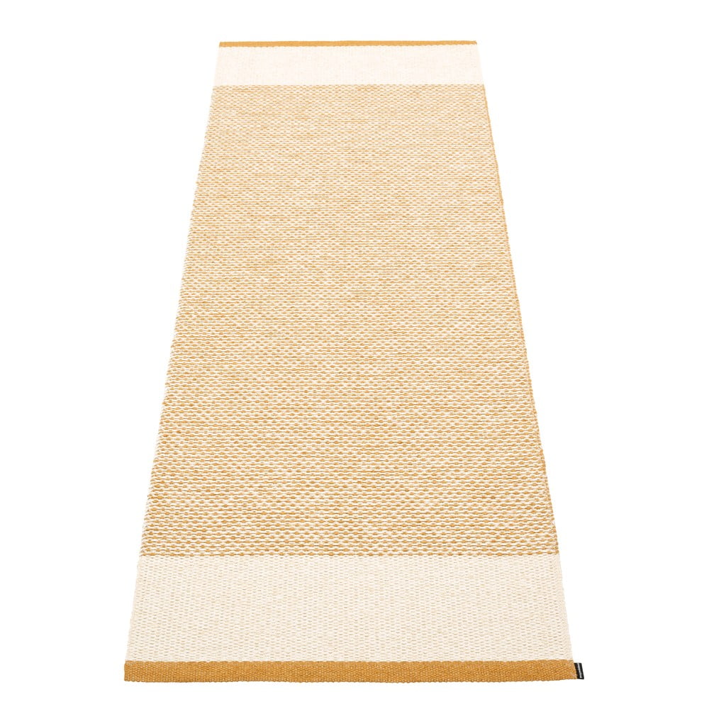 Passatoia da interno/esterno giallo ocra 85x260 cm Edit Ochre – Pappelina | Tappeti per esterni