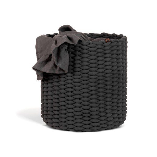 Cesto in tessuto ø 40x40 cm Peach Skin Round XL – Bigso-image-4