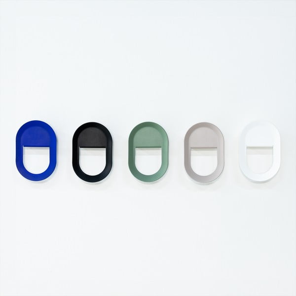 Gancio da parete blu in acciaio Coucou – Spinder Design-image-3