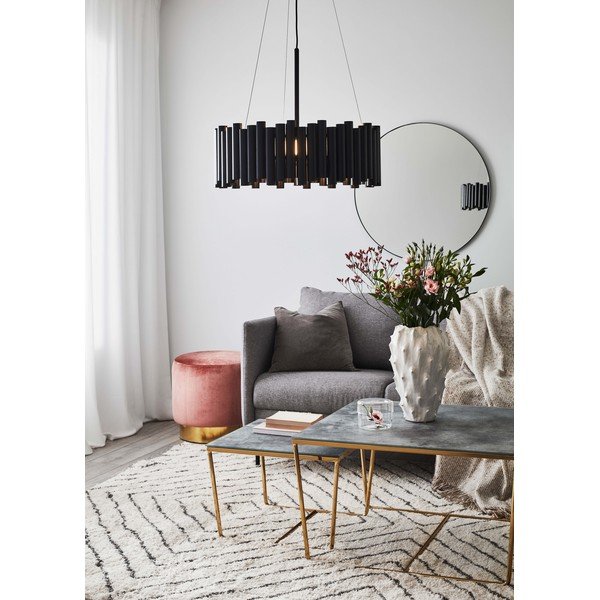 Apparecchio a sospensione nero Level Pendant 3L - Markslöjd-image-1