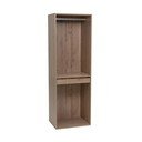Amardio componibile di colore naturale con effetto rovere a giorno 60x180x45 cm Modular – Casa Selección