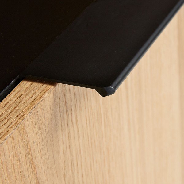 Tavolo TV nero e marrone SAVOI, 120 x 50 cm Savoi - Kave Home-image-4