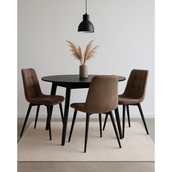 Tavolo da pranzo rotondo ø 105 cm Vojens – Bonami Essentials-image-2